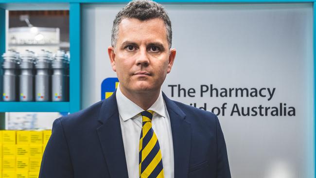 Pharmacy Guild of Australia national president Professor Trent Twomey. Picture: Allen Mechen.