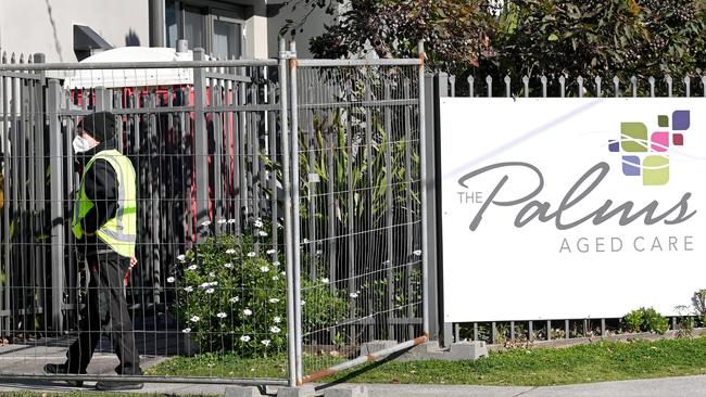 The Palms nursing home in Sydney's south has been thrust into full lockdown after a staff member tested positive for Covid-19. Picture: NCA NewsWire / Jeremy Piper