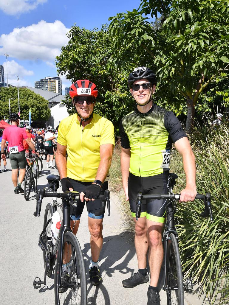 Tour de Brisbane. Sunday April 14, 2024. Picture, John Gass