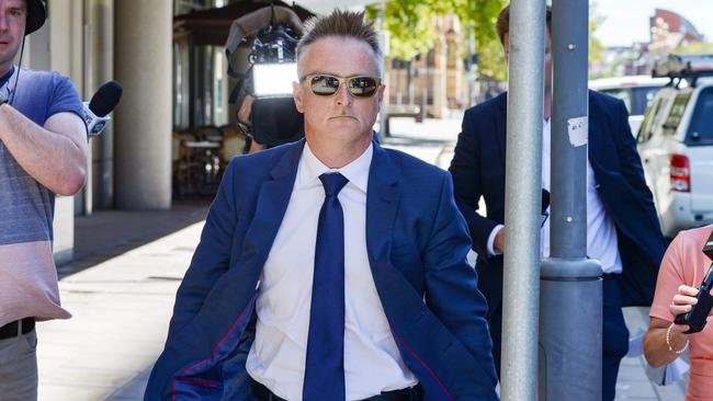 Cardiologist Professor Andrew McGavigan leaves the Magistrates Court after pleading guilty to child porn charges. Picture: NCA NewsWire / Brenton Edwards