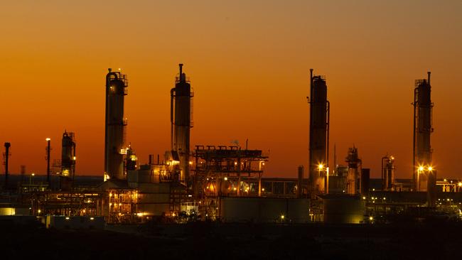 Santos will rely on a carbon capture and storage scheme at Moomba, which can permanently store 1.7m tonnes of carbon dioxide a year. Picture: Kelly Barnes