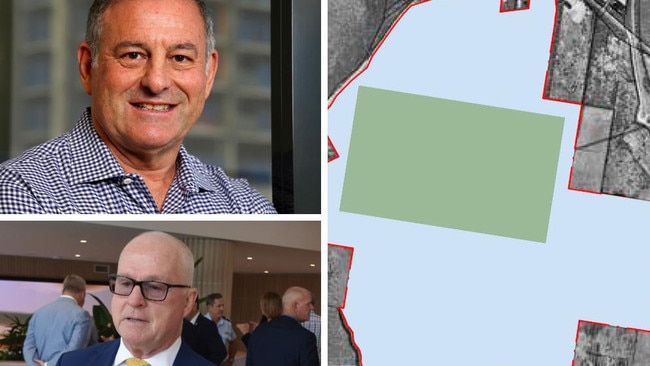 The Sunshine Coast mayor has declared electoral donations from the Kelly Slater wave park developer before a confidential meeting about Coolum Beach land acquisition.