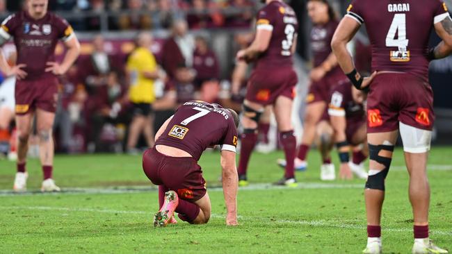 Daly Cherry-Evans after the Game II loss. Picture: Bradley Kanaris/Getty