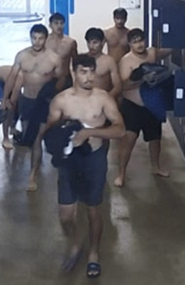 Police released the images after a lifeguard was assaulted at a swimming pool in Narre Warren. Picture: Victoria Police