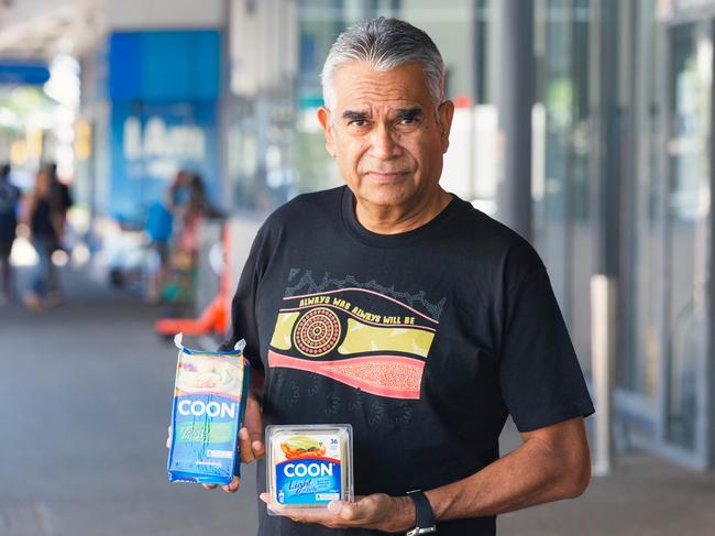 Dr Stephen Hagan photographed in Darwin,is campaigning to have to have Coon Cheese renamed to a less racist term.Picture LENN CAMPBELL