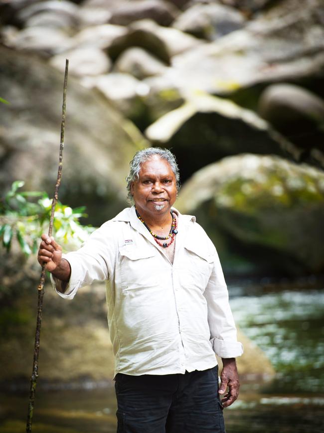 Indigenous elder Uncle Roy Gibson. Picture: Adam Bruzzone