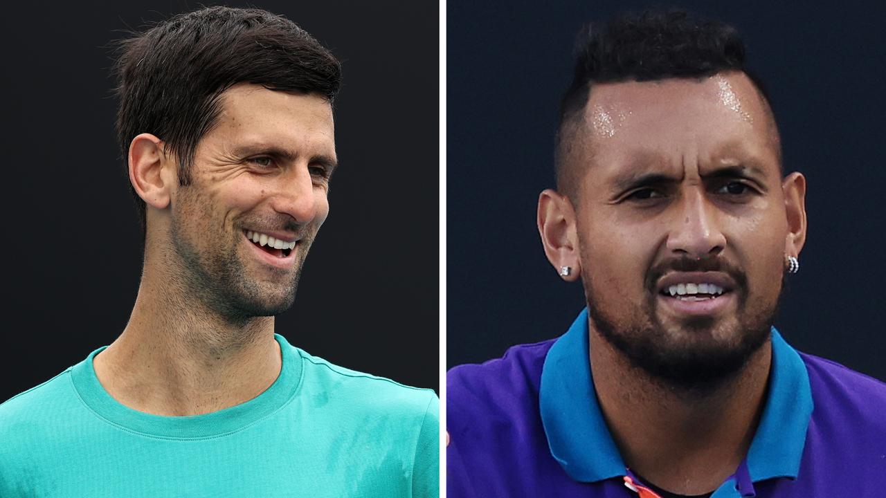 Novak Djokovic and Nick Kyrgios aren't exactly friends.