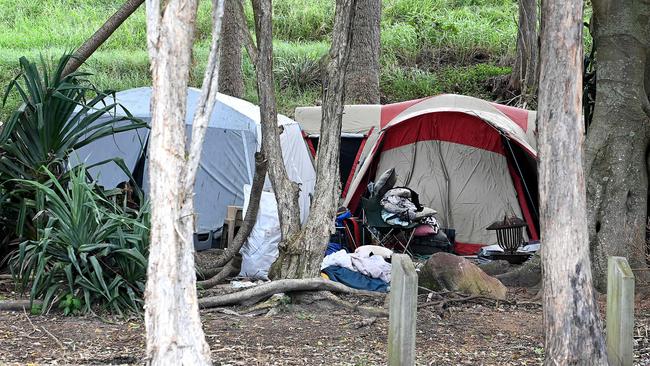 Illegal campsites were removed from Tweed Heads parkland during the anti-social behaviour operation, police state. Picture: File/John Gass