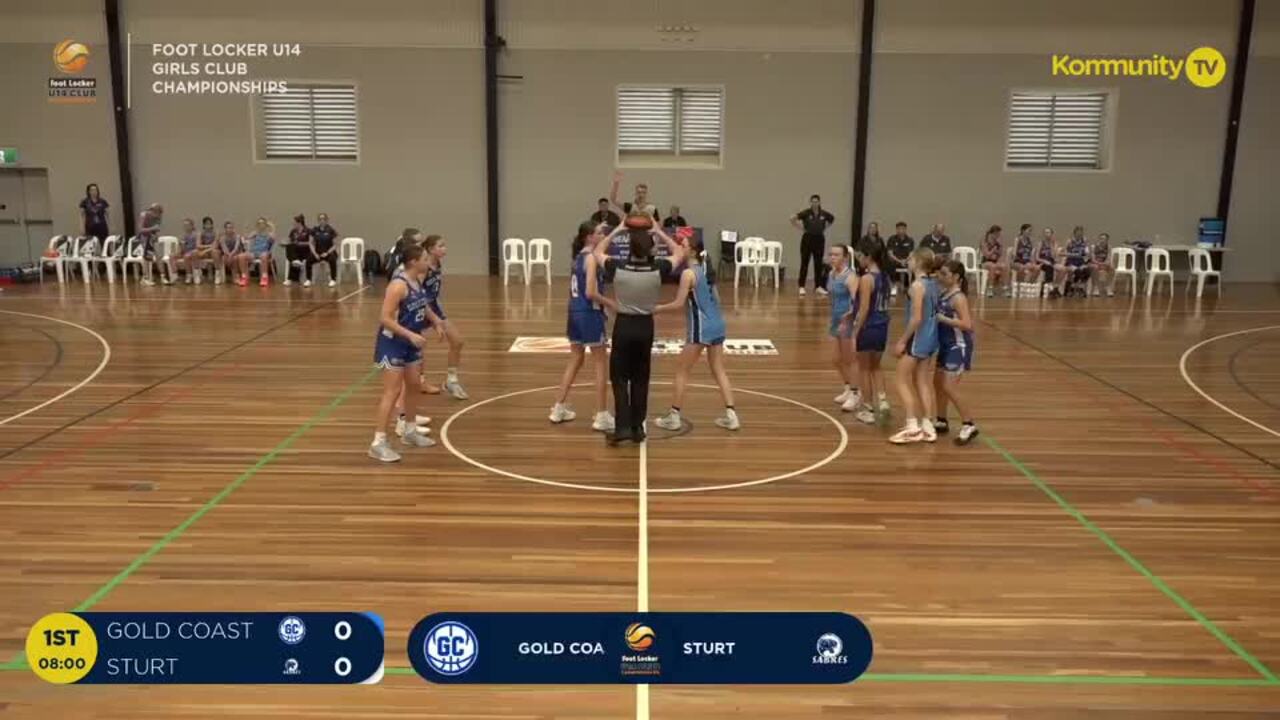 Replay: Gold Coast Rollers v Sturt Sabres (Girls S) - 2024 Basketball Australia U14 Club Championships Day 3