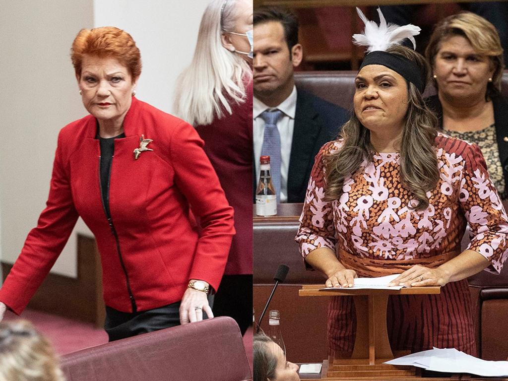 Jacinta Price said she ‘understands’ Pauline Hanson’s actions, saying, ‘We don’t want … symbolic gestures, we want to see real action.’ Picture: Gary Ramage/NCA NewsWire