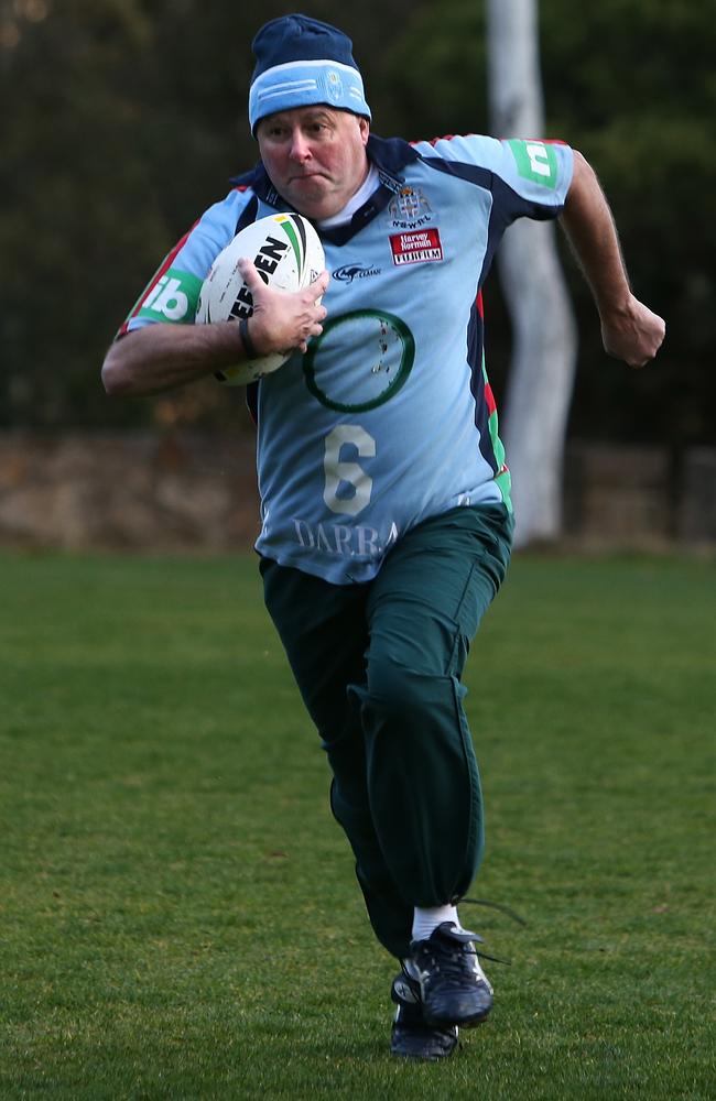 Anthony Albanese is a big Blues fan. Picture: Kym Smith