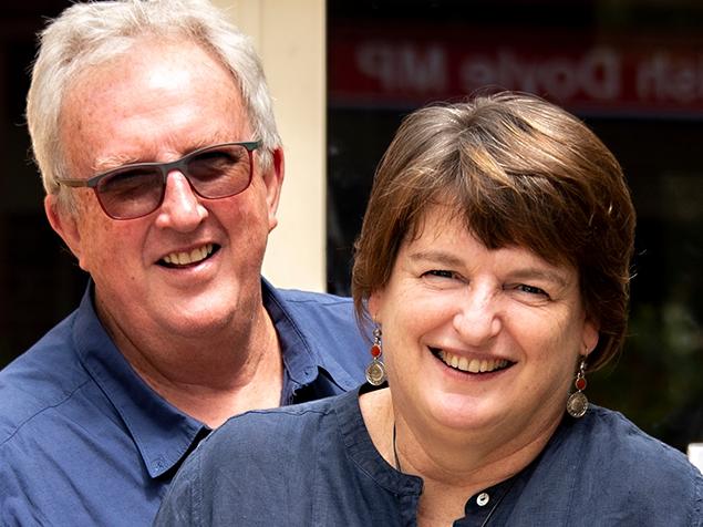 Hesta members Rod and Sue Campbell-Ross are calling on the fund to get out of fossil fuel investments. Picture: Supplied