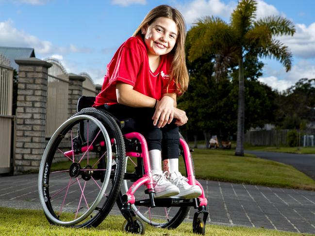 10-year-old Brydi Saul of Inala, Tuesday, June 22, 2021 - Picture: Richard Walker