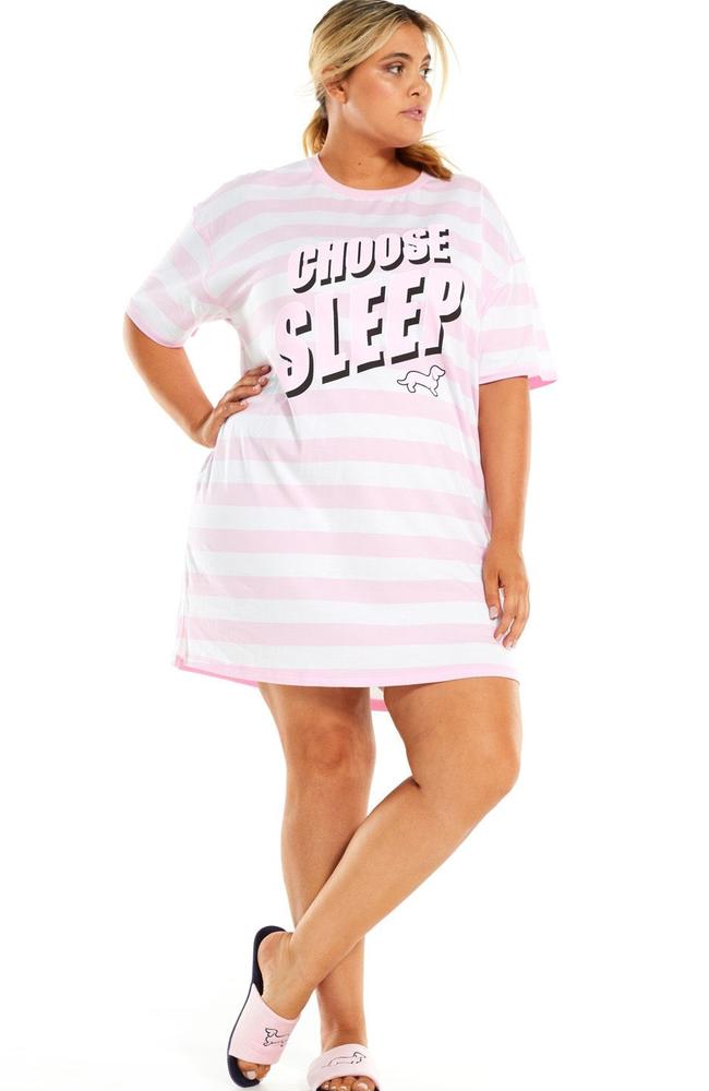 Peter Alexander has been branded ‘fat-phobic’ for charging more for this plus size nightie. ($79.95). Picture: Peter Alexander 