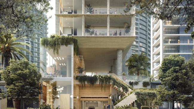 Artist impression of Little Projects' Broadbeach tower. Council turned the tower down earlier this year.