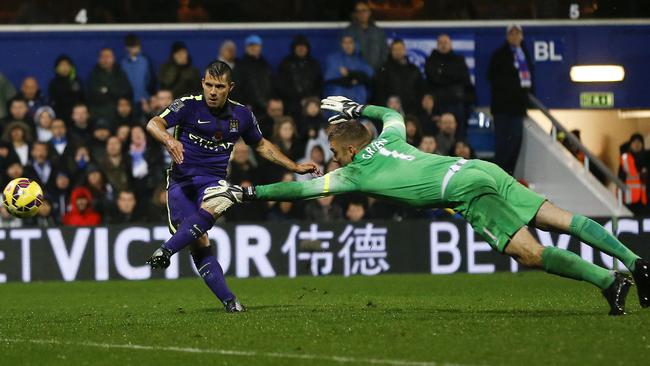 sergio aguero goal vs qpr