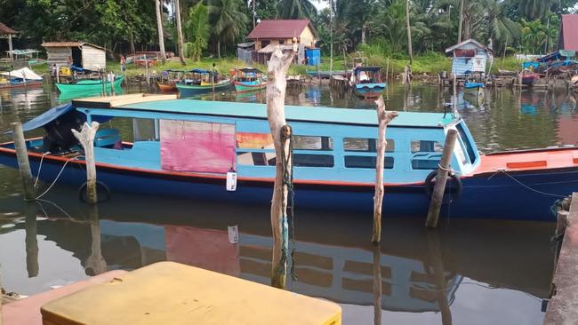 The boat the Aussies were travelling on before they went missing. Picture: Supplied