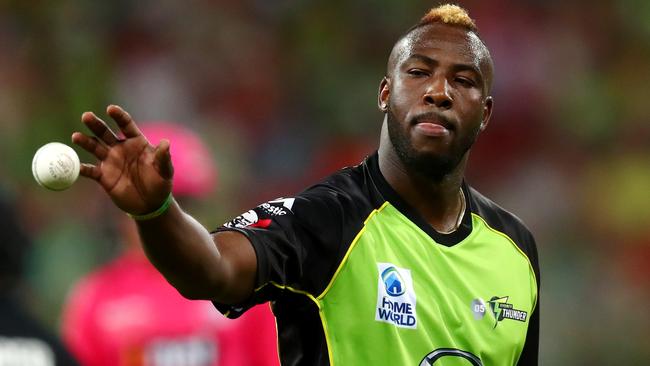 Andre Russell has appeared in the Big Bash since his days with Sydney Thunder.