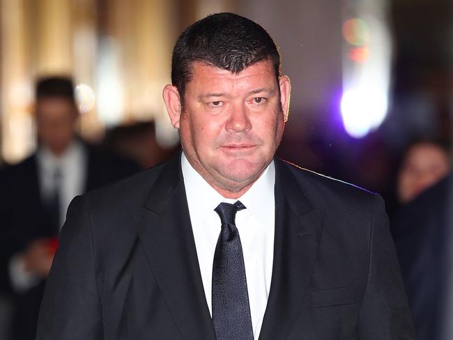 MELBOURNE, AUSTRALIA - OCTOBER 26:  James Packer of Crown Resorts leaves after attending the Crown Resorts annual general meeting on October 26, 2017 in Melbourne, Australia. The AGM comes just a week after Independent MP Andrew Wilkie used parliamentary privilege to accuse Crown of misconduct, including allegations of allege of tampering with gaming machines to increase profits.  (Photo by Scott Barbour/Getty Images)