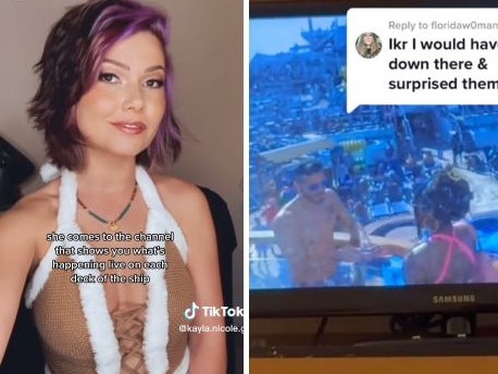 Kayla Gardner shared the ordeal over several TikTok videos. Picture: TikTok / @kayla.nicole.g