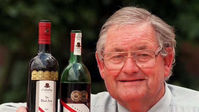 McLaren Vale winemaker d'Arry Osborn in 1998.