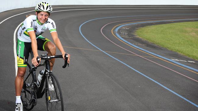 Gold Coast cyclist Katrin Garfoot. Picture: Scott Fletcher.