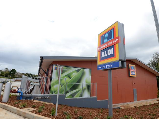 The new Aldi store to open in Goonellabah on Wednesday.Photo Cathy Adams / The Northern Star