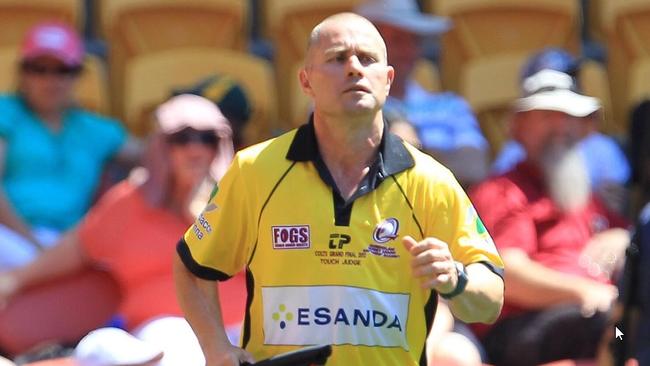 Brisbane Rugby League Referees Association referee Brian Roper was hospitalised after being kicked in the throat during a footy match at Acacia Ridge on April 1, 2023.