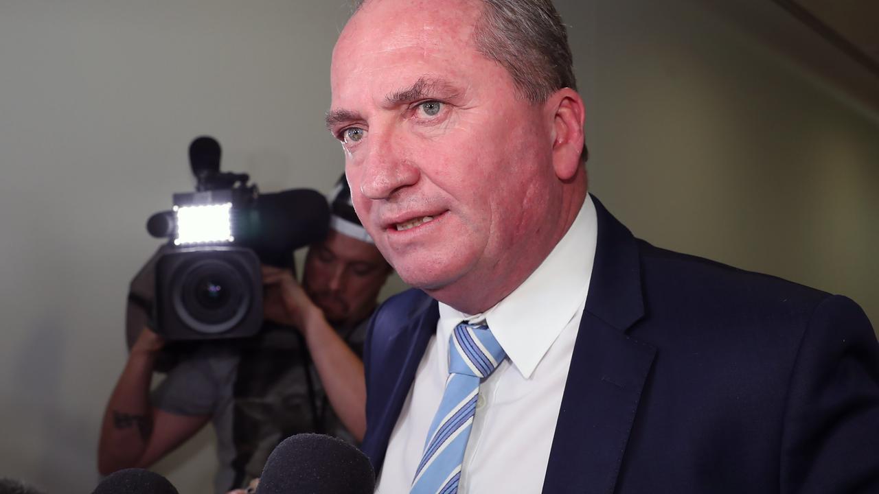 Despite having no vote on the issue, Barnaby Joyce has been vocal on NSW’s proposed changes to abortion laws. Picture Gary Ramage