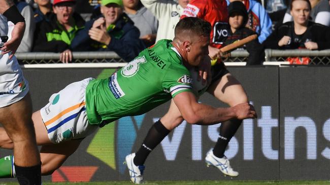 Jack Wighton impressed in Canberra’s win over Penrith. Picture: AAP