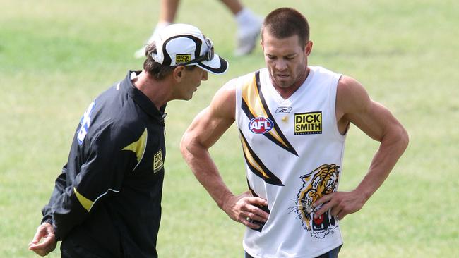 Terry Wallace with Ben Cousins.