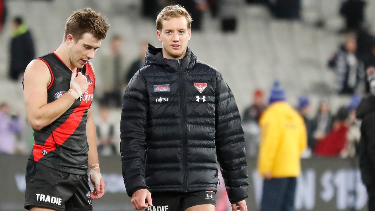 Darcy Parish of the Bombers is set to miss a month. Picture: Michael Willson