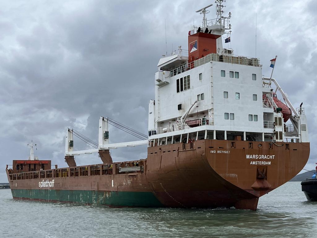 The Australian Maritime Safety Authority (AMSA) announced a 180-day ban against the Netherlands cargo ship Marsgracht.