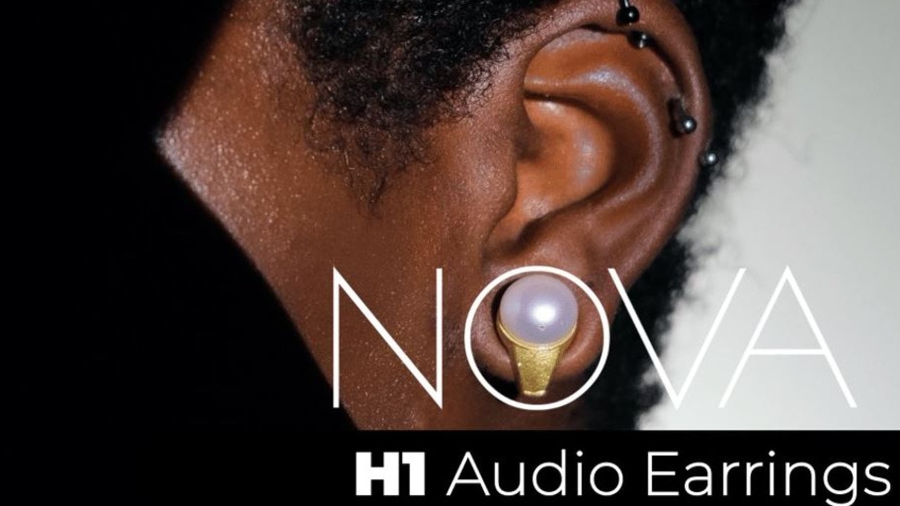 The H1 Audio Earrings were designed to double as, essentially, headphones.