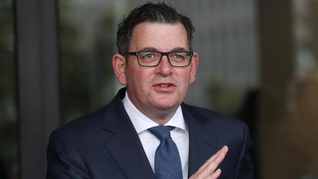 Premier Daniel Andrews is refusing to say how much the government believes the rail loop will cost. Picture: David Crosling