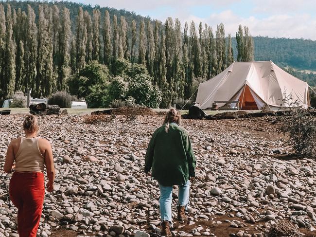 Huon Valley Glamping. Photo: Emma Perchard