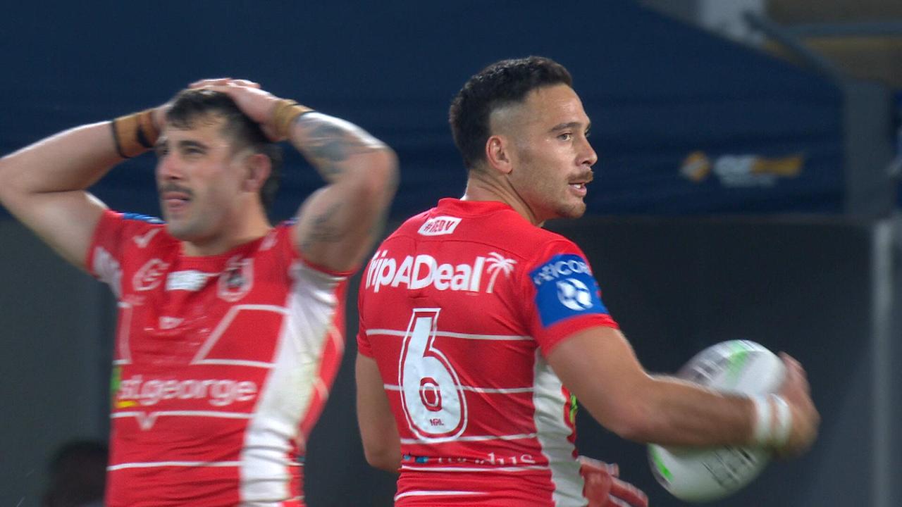 The Dragons can kiss their finals hopes goodbye after a loss to the Raiders.