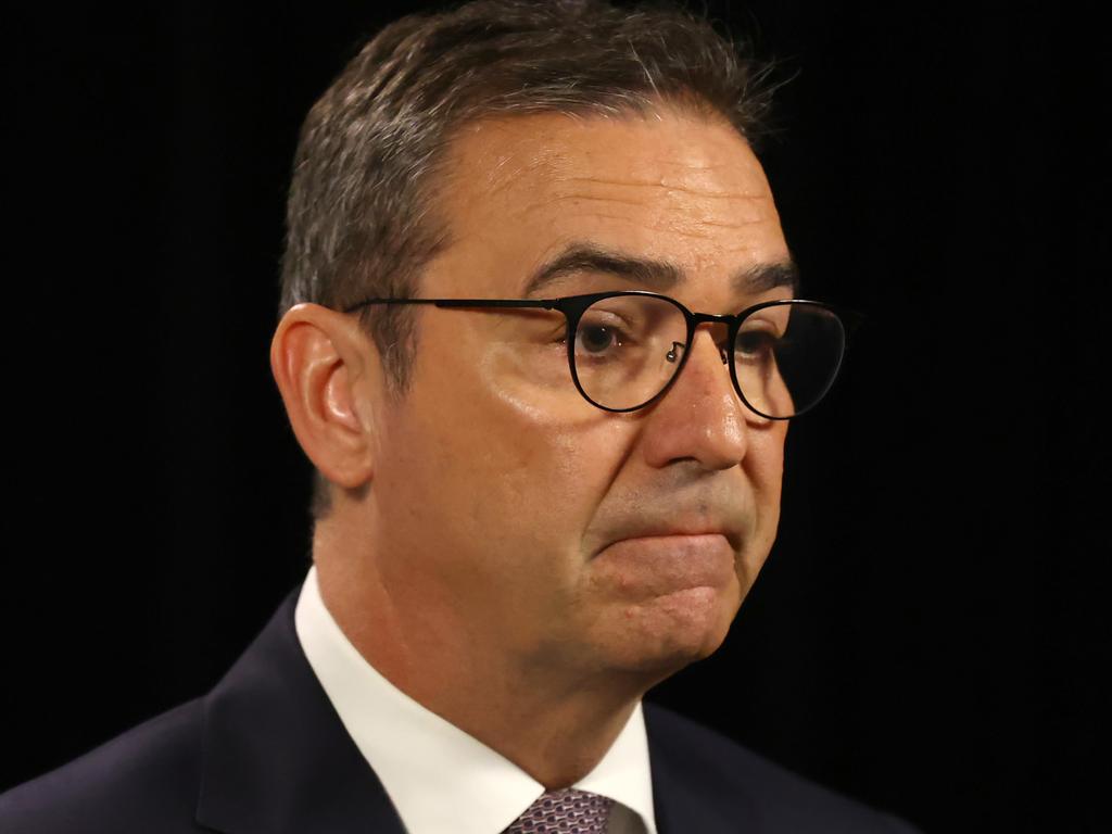 SA Premier Steven Marshall said: “This is our one shot to make sure we don’t go into a long term lock down”. Picture: NCA NewsWire/Kelly Barnes