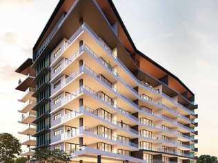 INSET: Developer Andrew BeaumontRIGHT: An artist’s impression of the Gallery Apartments. Picture: Rokgallery