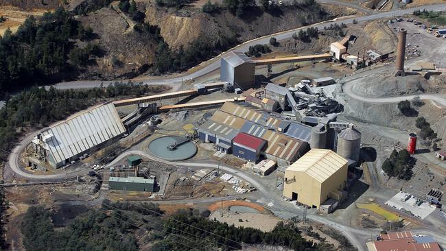 Mt Lyell copper and gold mine. Picture: File