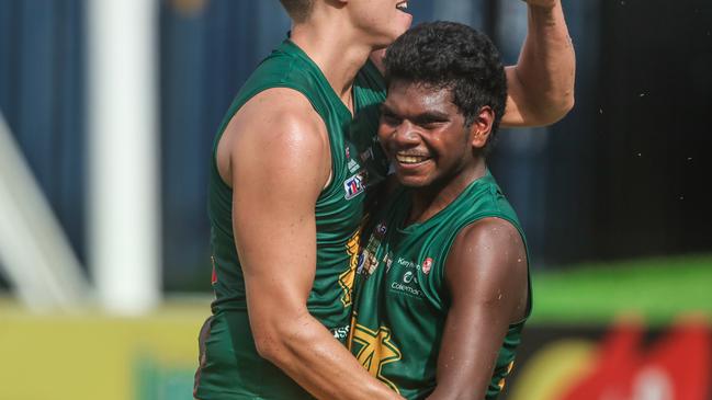 Maurice Rioli Jr has recruiters extremely excited. Picture GLENN CAMPBELL