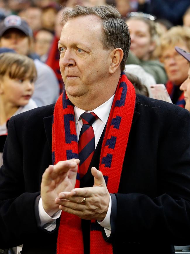 Former president Glen Bartlett is suing four Demons directors, including Roffey. Picture: Adam Trafford/AFL Media