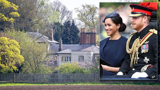 Frogmore Cottage, in Windsor, United Kingdom. Buckingham Palace issued the eviction notice on Harry and Meghan years before the lease was due to expire. Picture: Getty