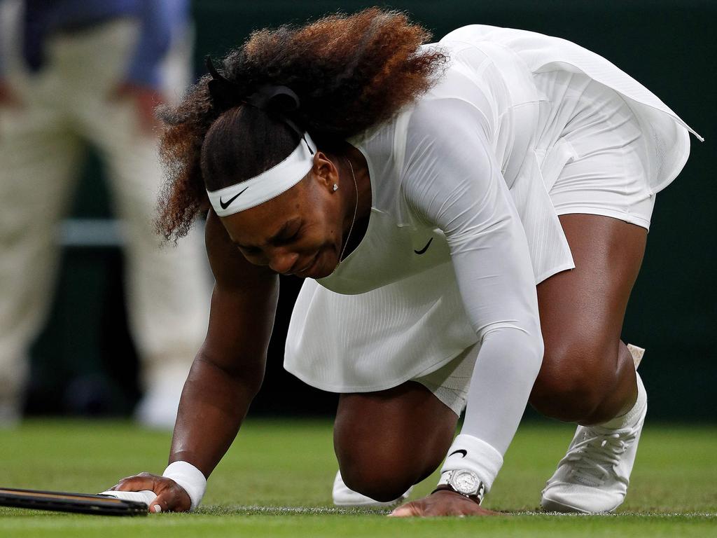 Serena Williams can’t end it at Wimbledon like this.