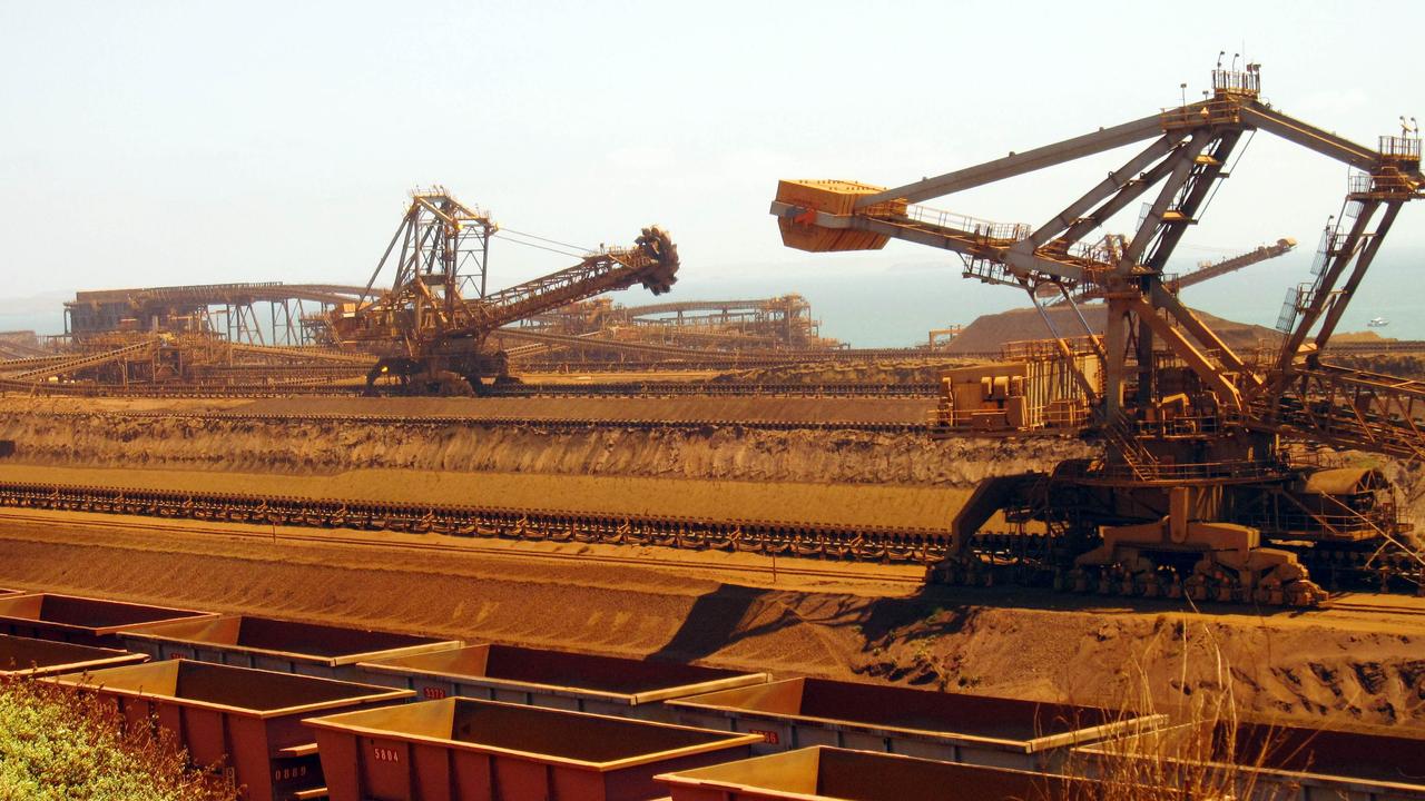 Iron ore supply is set to rise as demand shrinks. Picture: Amy Coopes/AFP