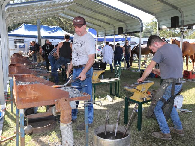 The show's blacksmith display on a previous year. Picture: Mike Batterham