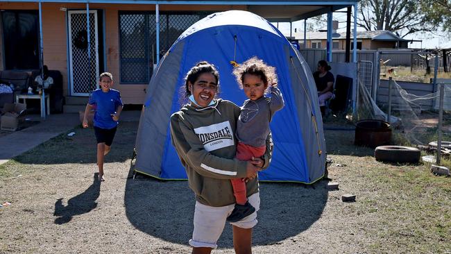 The outback NSW town of Wilcannia shows how quickly Delta can rip through Indigenous communities. Picture: Toby Zerna