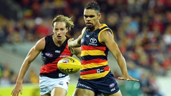 Charlie Cameron’s development has given the Crows’ midfield a much-needed boost. Picture: Tom Huntley