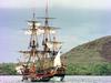 this
 ESCAPE HAWAII PHILIP HEADS STORY
 Sailing ship HM Bark Endeavour replica of the HMS Endeavour which carried Captain James Cook on his South Pacific expedition at anchor in Kealakekua Bay, Hawaii, USA 30 Oct 1999. 
 /Sailing/ships Picture: Ap