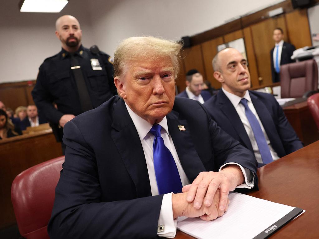 Donald Trump at Manhattan Criminal Court on May 30, 2024. Picture: Michael M. Santiago/ Getty Images via AFP